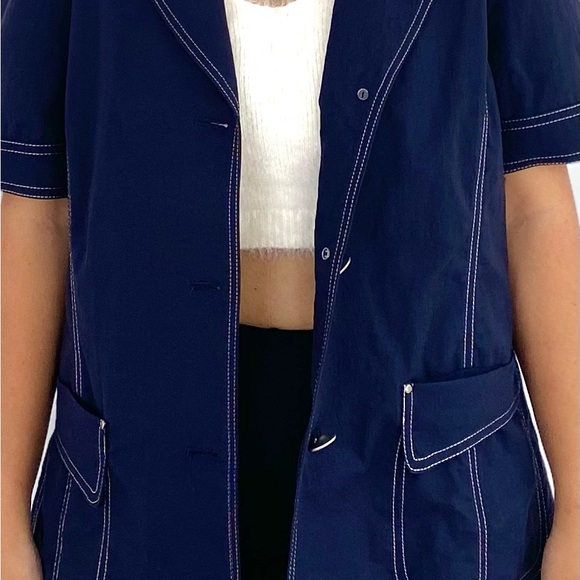 Blue cargo blazer - Picture 2 of 3